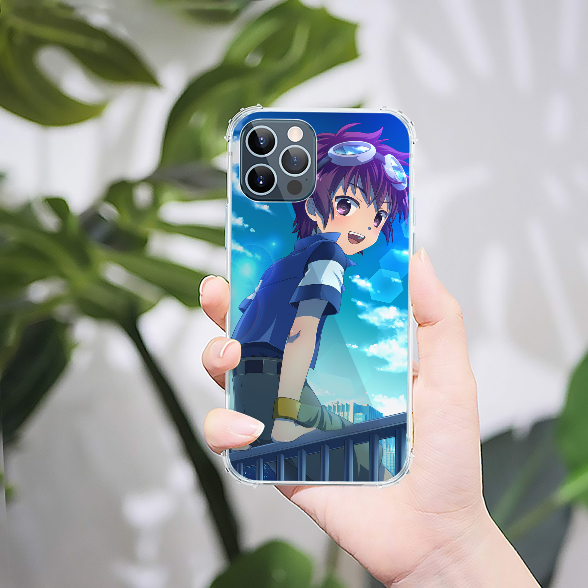 （画像用） Digimon デジタルモンスター/デジモン 【iPhone 12シリーズ対応】透明スマホケース（クリアソフトケース）